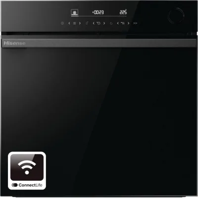 Hisense Forno multifunzione con vapore da incasso BSA66346ADBGWIFI finitura nero da 60 cm