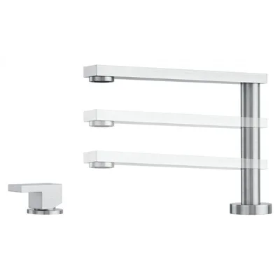 Barazza Miscelatore con comando remoto LAVELLI B_FREE ABBATTIBILE 1RUBMBFA finitura inox satinato