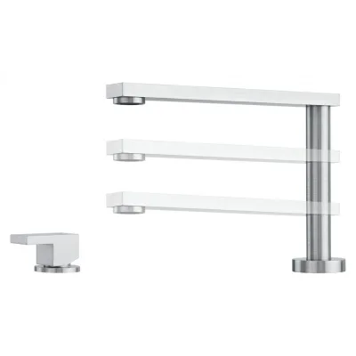 Barazza Miscelatore con comando remoto LAVELLI B_FREE ABBATTIBILE 1RUBMBFA finitura inox satinato