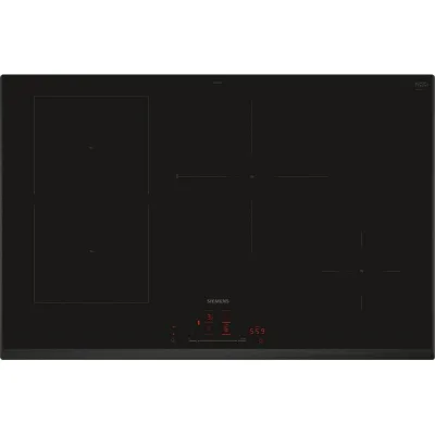 Siemens Piano cottura a induzione ED851HSB1E in vetroceramica nero da 80 cm - PROMOZIONE ATTIVA FINO AL 19/10