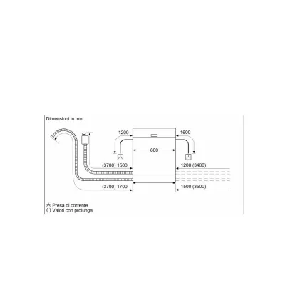 BOSCH ELETTRODOMESTICI LAVAST 14CP A 60CM ZEOLITE SMS8TCI04E