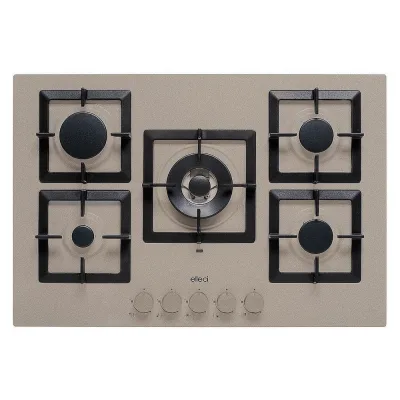 Elleci Piano cottura a gas PLANO 75 PGSP75143CS finitura G43 tortora da 75 cm