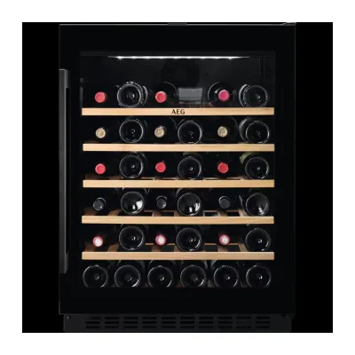 PRONTA CONSEGNA - AEG Cantina vino sottotop da incasso AWS 4052 B5B finitura nero da 60 cm