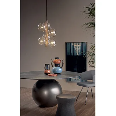 Bonaldo Lampada a sospensione 6 luci Bon Ton in diverse finiture
