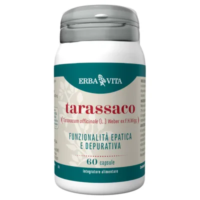 Erba Vita Tarassaco Integratore Funzionalità Epatica 60 Capsule