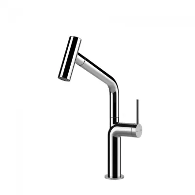 Gessi Miscelatore monocomando con doccetta estraibile Stelo Collection 60313 031 finitura cromato