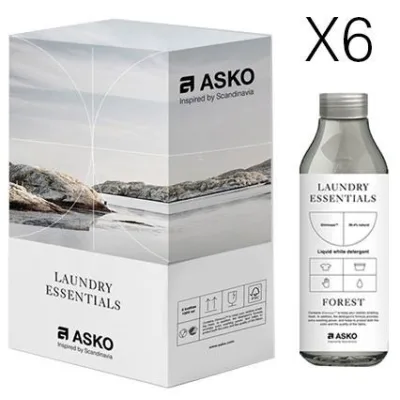 Asko Detergente per capi bianchi LW11 da 1 lt - 6 flaconi