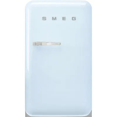 Smeg Frigorifero monoporta con cerniere a destra a libera installazione FAB10RPB6 finitura azzurro da 55 cm