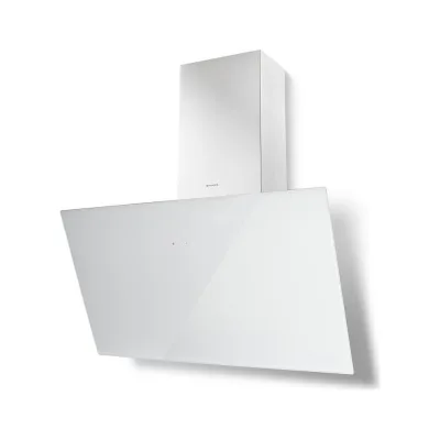 PRONTA CONSEGNA - Faber Cappa a parete TWEET EV8 LED WH A80 330.0529.667 finitura vetro bianco da 80 cm
