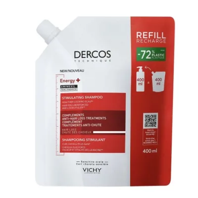 DERCOS TECHNIQUE SHAMPOO ENERGIZZANTE REFILL 400ML