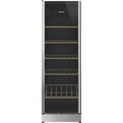 Smeg Cantina vino a libera installazione SCV115GS finitura acciaio inox da 60 cm