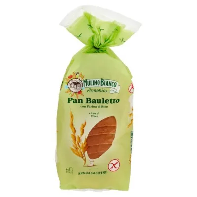 Mulino Bianco Pan Bauletto Senza Glutine Con Farina Di Riso E Olio Di Girasole 300g
