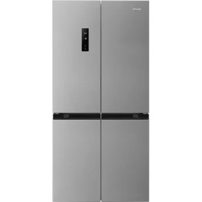 Smeg Frigorifero side by side 4 porte a libera installazione FQI48XD finitura Pet Inox Look da 84 cm - IN PROMOZIONE FINO AL 30/06