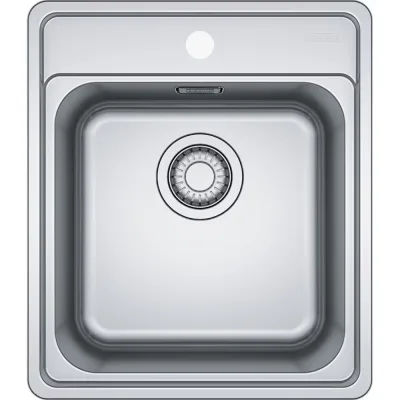 Franke: Lavello una vasca Bell Incasso BCX 610-42 101.0693.290 finitura inox satinato da 41.5x48 cm