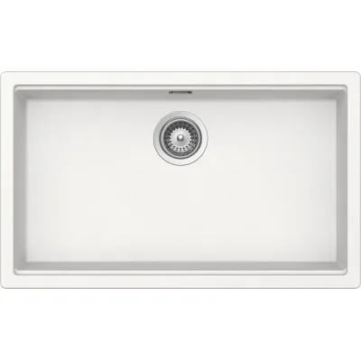 Schock Lavello una vasca LAHTI N100XLU LATN100XLU01 finitura bianco assoluto da 73.8x43.8 cm