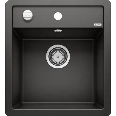Blanco Lavello una vasca DALAGO 45-F 1525870 finitura nero da 45.5x50 cm - Filotop