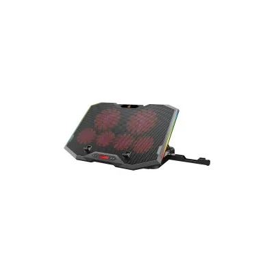 Base di Raffreddamento Conceptronic per Laptop fino a 17" Schermo LCD Illuminazione RGB Regolabile