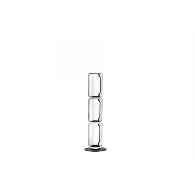 Flos Lampada da terra Noctambule Floor 3 Low Cylinder Small Base finitura nero