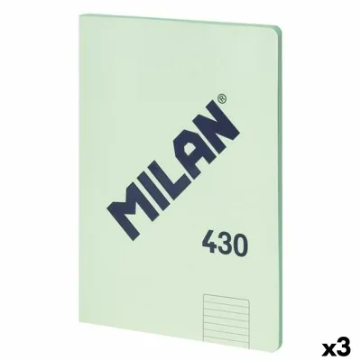 Agenda Milan 430 Verde A4 48 Fogli (3 Unità)