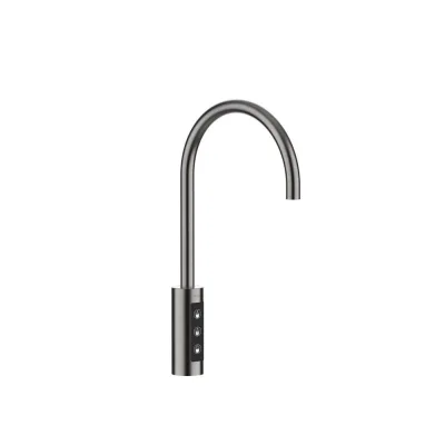 ProAcqua Miscelatore con comando elettronico a 3 vie OMIN 1801103 finitura nichel spazzolato - con set depuratore