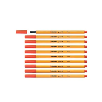 STABILO CF10 FINELINER POINT 88 CREMISI 88/48