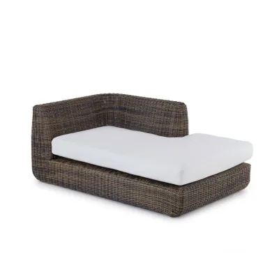 Unopiù Modulo lounge sinistro AGORÀ in fibra sintetica WaProLace - Con cuscino di seduta - IN PROMOZIONE FINO AL 6/07