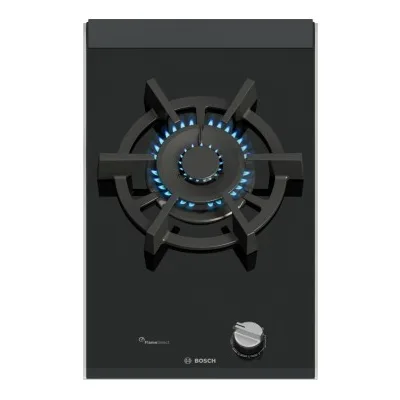 Bosch - Piano cottura domino a gas PRA3A6I10 in vetroceramica nero da 30 cm - Serie 8