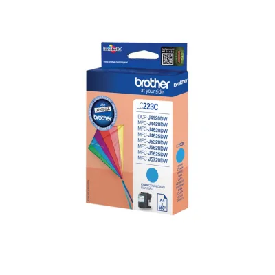 Cartucce Brother LC-223 nero e colore - Ciano