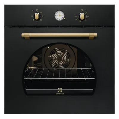 PRONTA CONSEGNA - Electrolux Forno multifunzione Rustico FR65G finitura nero ghisa da 60 cm