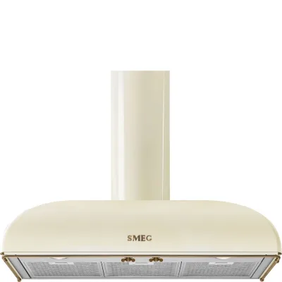 Smeg Cappa a parete KS89POE finitura panna da 90 cm - IN PROMOZIONE FINO AL 30/06