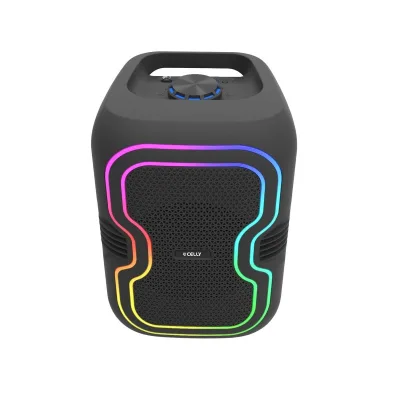 CELLY 12W WIRELESS SPEAKER RGB BLACK PARTYSOUNDBK
