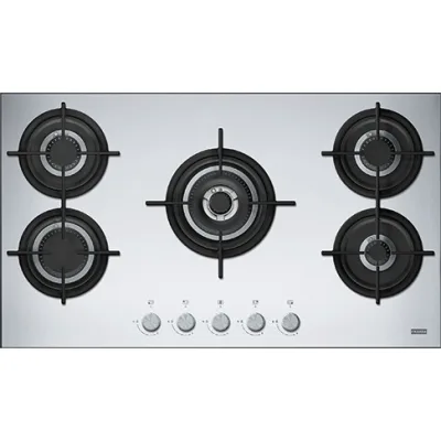 Franke Piano cottura a gas Mythos Steel Pro FHCR 905 4G TC HE XA C 106.0496.077 finitura inox satinato da 88,3 cm
