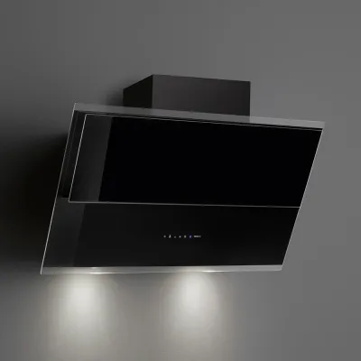 Falmec Cappa a parete Verso NRS finitura vetro nero da 90 cm - IN PROMOZIONE CON VOUCHER FINO AL 6/07