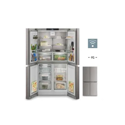 Liebherr Frigorifero side by side FrenchDoor a libera installazione MBsddi 9024 finitura inox/argento da 91 cm