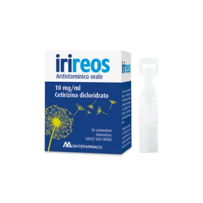 IRIREOS ANTISTAMINICO GOCCE 10 FLACONI 10MG/1ML