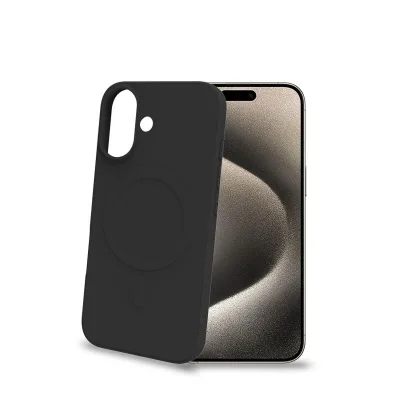 CELLY CROMO MAGSAFE COVER IPHONE 16 BLACK CROMOMAG1112BK