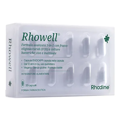 Rhodine rhowell 20 capsule senza glutine