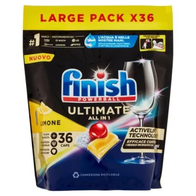 Finish Ultimate All In One Lemon Pastiglie Lavastoviglie 36 Lavaggi