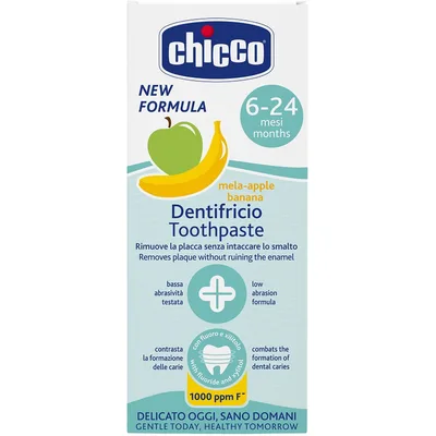 Chicco Dentifricio Melabanana 50ml*6m+