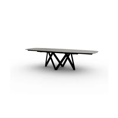 PRONTA CONSEGNA - Calligaris OUTLET Tavolo allungabile Cartesio CS4111-R 160 MTO - basamento in metallo P15 e piano in ceramica P1C da 160x90 cm