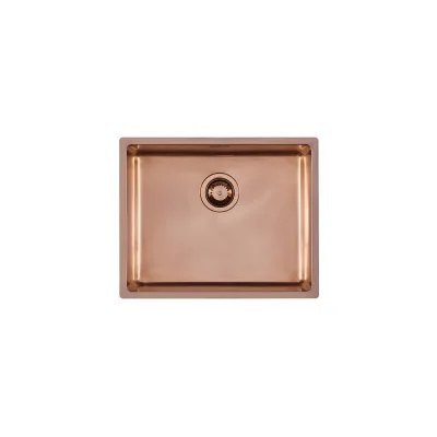 Foster Lavello una vasca 2155 858 finitura acciaio PVD copper da 54x44 cm