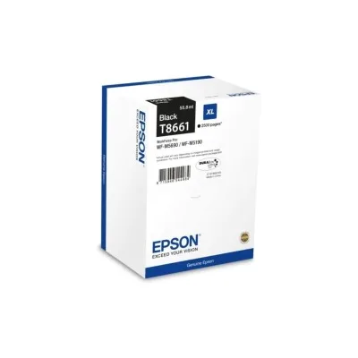 CARTUCCIA ORIGINALE EPSON C13T866140 T8661 XL NERO Workforce Pro WF-M5690 2.5K