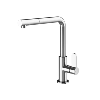 Gessi Miscelatore monocomando con doccetta estraibile Helium Collection 50103 031 finitura cromato - IN PROMOZIONE FINO AL 6/07