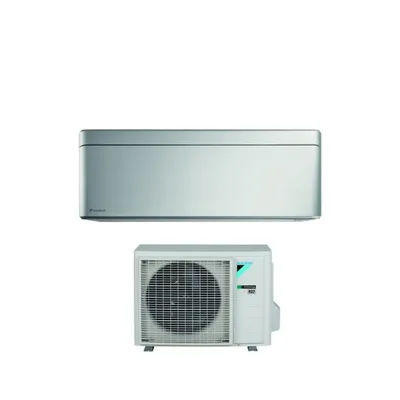 Climatizzatore Condizionatore Daikin Bluevolution Serie STYLISH SILVER Inverter 9000 Btu FTXA25BS Wi-Fi Integrato R-32  A+++/A+++