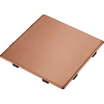 Franke Cover copri-scarico quadrata 112.0717.420 finitura copper