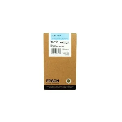 CARTUCCIA ORIGINALE EPSON Stylus Pro 7800 C13T603500 T6035 LIGHT CIANO