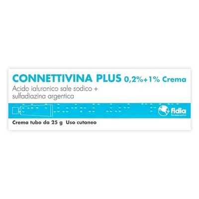 Connettivina Plus Crema Dermatologica 0,2%+1% Acido Ialuronico 25 g