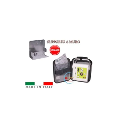 Defibrillatore SemiAutomatico SMARTY SAVER SM1 con Supporto a Muro "OMAGGIO"