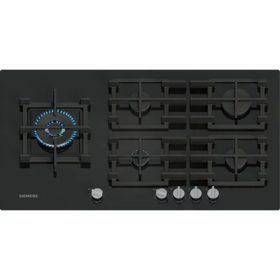 Siemens Piano cottura a gas EP9A6MI40 finitura vetro nero da 90 cm - PROMOZIONE ATTIVA FINO AL 19/10