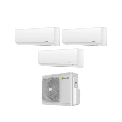 Climatizzatore Condizionatore Beretta Trial Split 12000+12000+12000 Btu Serie BREVA Inverter Con 24000-4 Wi-Fi Optional 12+12+12 A++/A+